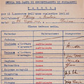 Report Card from Campo di Concentramento, Ferramonti 1941/1942.