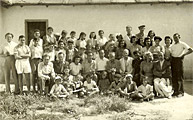 Children in school in Ferramonti circa 1942.